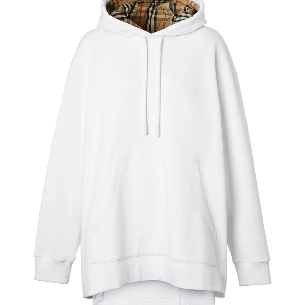 Burberry white hoodie authentic size medium new with tags